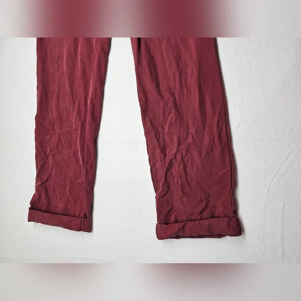 Express XS Jumpsuit Romper‎ Long Sleeve Utility Style Reddish Brown